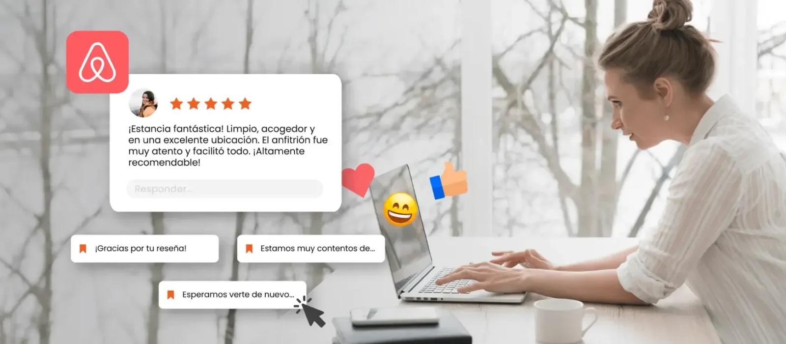 Respuestas y plantillas efectivas para reseñas de Airbnb: Guía para anfitriones